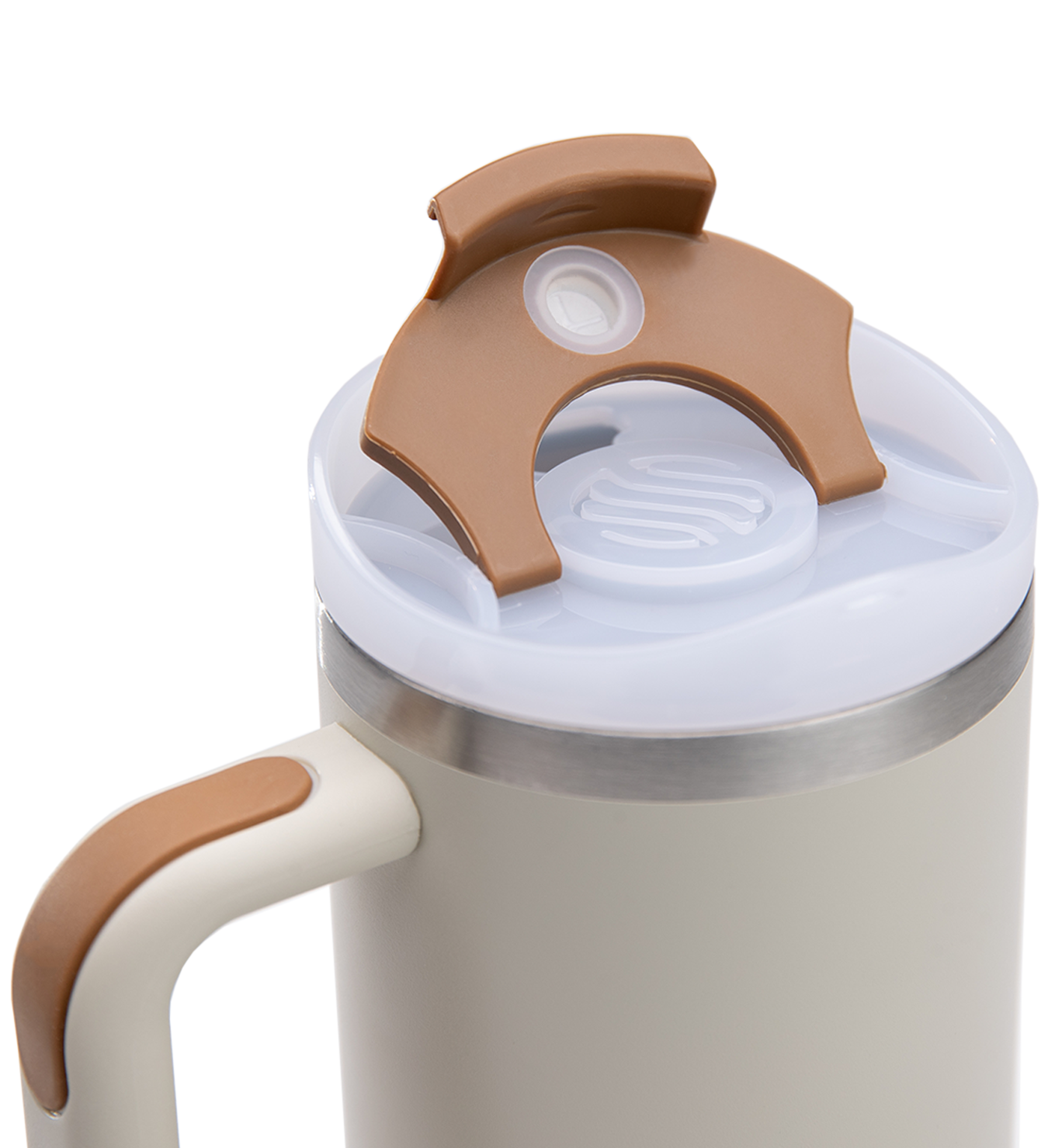 The Daily Tumbler | 40 oz - Cream - Spout™ - Premium Drinkware