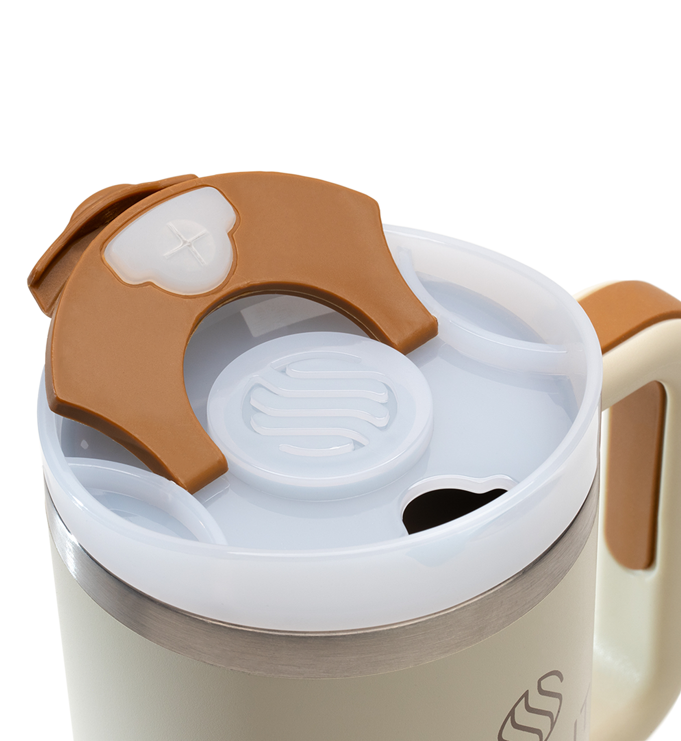 The Daily Tumbler | 40 oz - Cream - Spout™ - Premium Drinkware