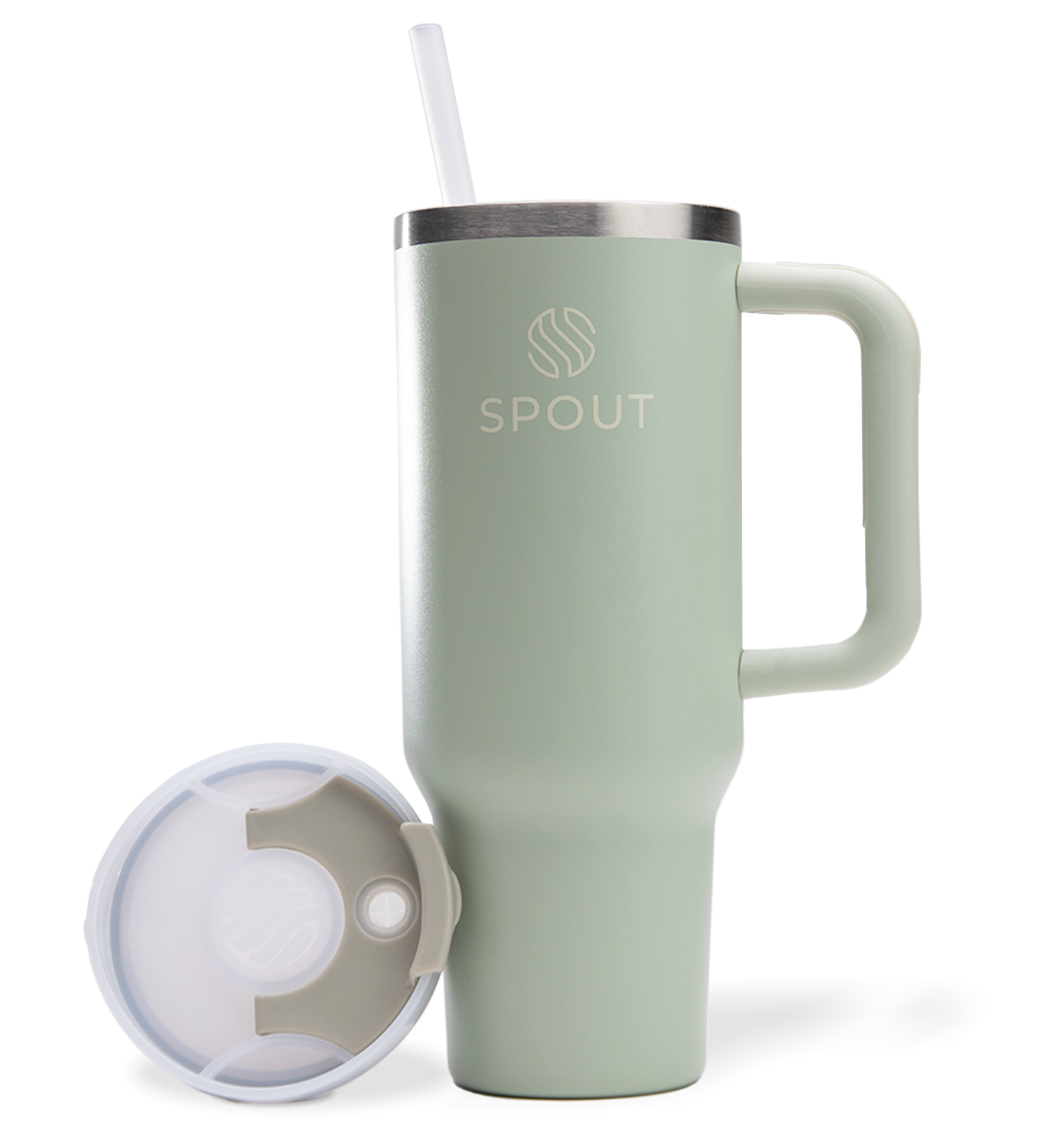 The Daily Tumbler | 40 oz - Sage - Spout™ - Premium Drinkware